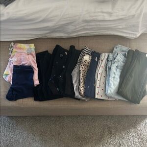 Girls Assorted Leggings & Jeans Lot - Multi Color